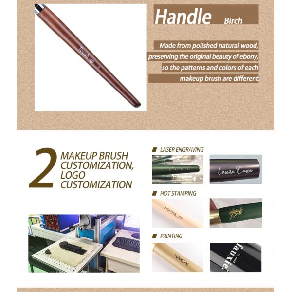 TOUCH UP 07 Private Label Angled Concealer Brush OEM ODM Manufactor Dense Vegan Hair Professional Cruelty Free Makeup Brush