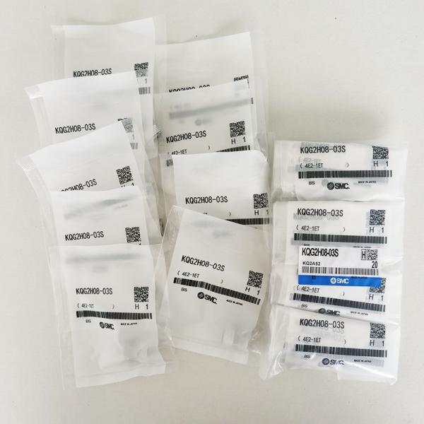 Conectores de tubos pneumáticos SMC KQG2H08-03S,SUS316, Pressão 0-1mpa