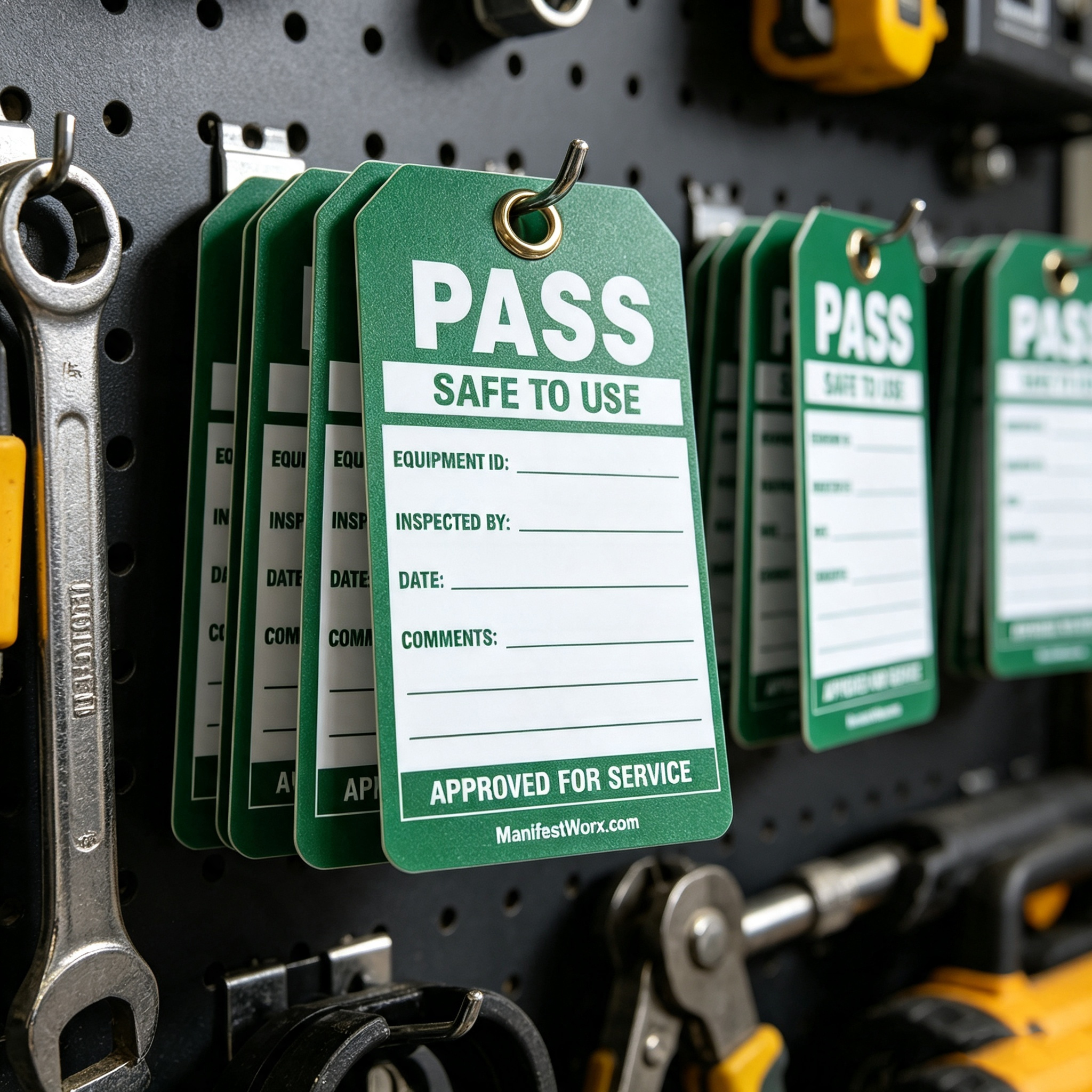 Customizable Water-Proof Tear Resistant PVC Safety Warning Tag Plastic Safety Tag Lockout Danger Sign