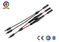 Conector de ramo da C.C. 1500V IP67 30A Y da soldadura de pressão