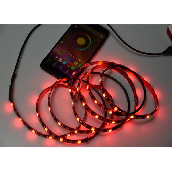 Склейте света прокладки СИД дистанционного управления падения IP65 5050 RGB DC12V 3m