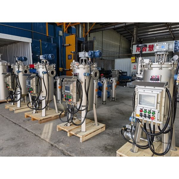 Viscous Oil Honey Paraffin 304 316 Stainless Steel Liquid Filter Fully Automatic Self-cleaning Backwash Filter Equipment