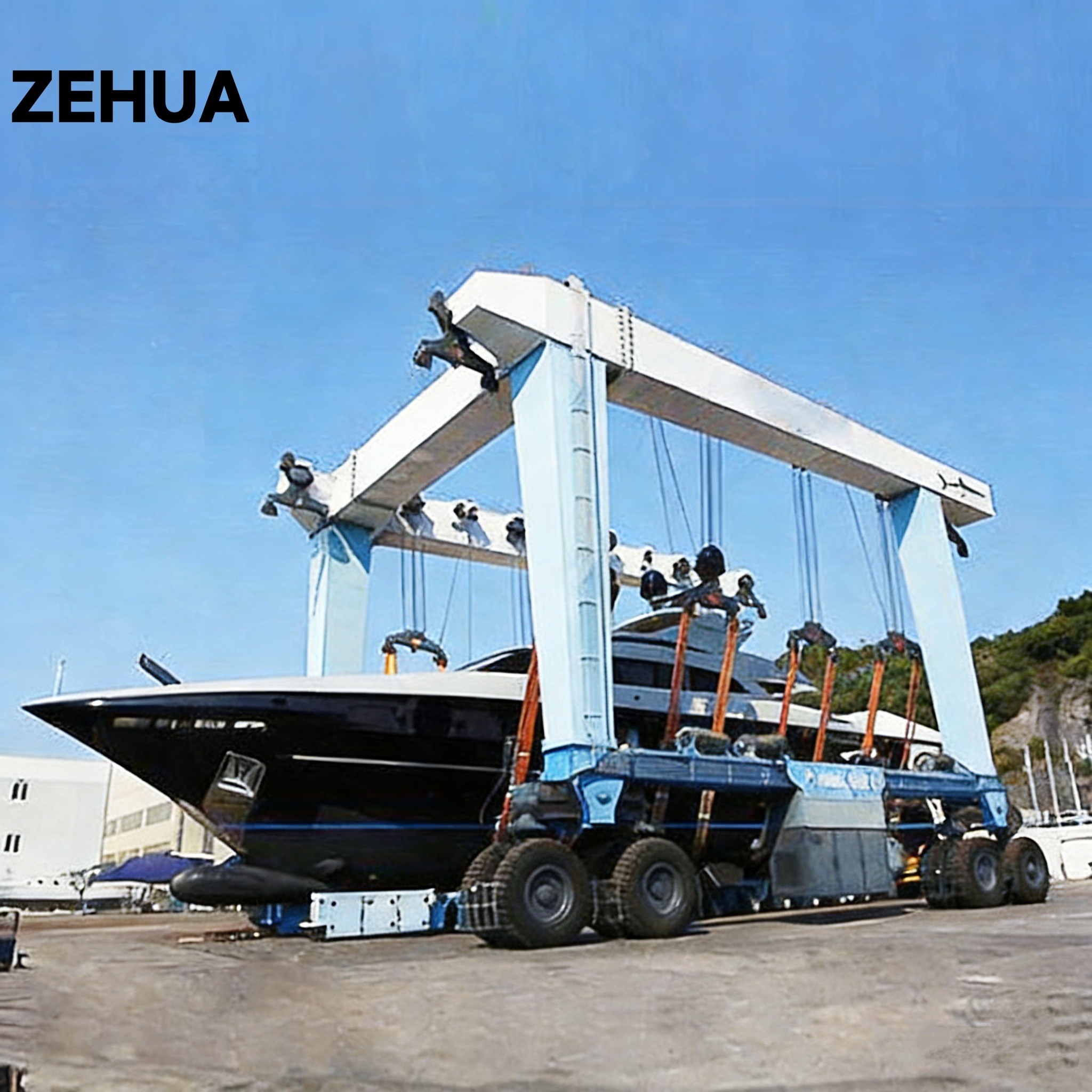 Shipyard Dock 20t 40t Boat Vessel Lift Crane Electric Lifting Crane 300 Ton Crane Price