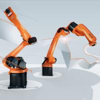 Kuka Robot Arm KR10 R1420 avec positionneur CNGBS comme poste de travail de soudage