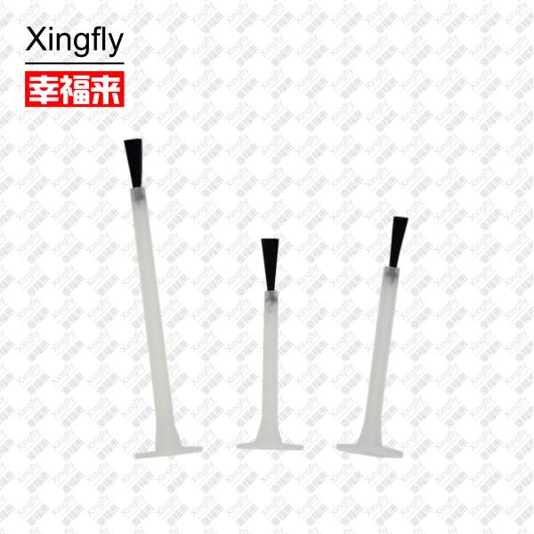 Черно-белый красный лак для ногтей, кисть из нейлоновых волокон для личной гигиены