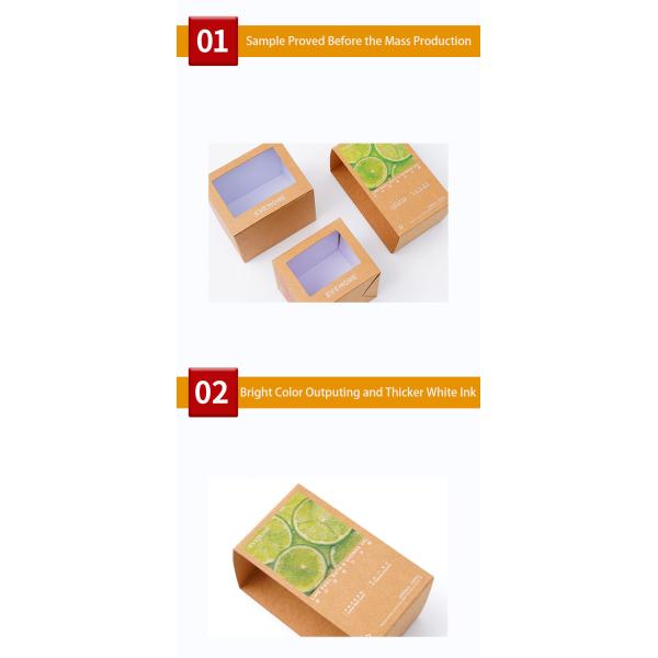 Blanco de empaquetado amistoso modificado para requisitos particulares de Brown de la caja de Eco