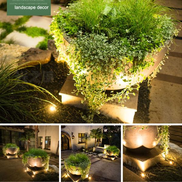 Underground Light LED Outdoor Mini Spotlight 1W 12V Underwater Buried Light Aisle Step Light Waterproof Spot Light