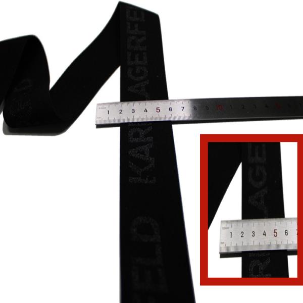 Швейная толстая нейлоновая лента кроссбоди сумки 4 см черная эластичная лента