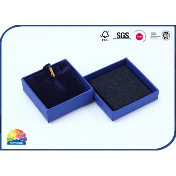Выполненная на заказ фольга логотипа штемпелюя подарочную коробку бумаги ювелирных изделий с крышкой