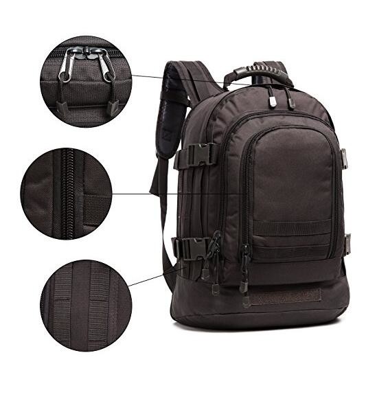 3-Day Expandable Backpack Military Backpack Molle Assault Bag Hiking Bag Large Rucksack for Comping, Traveling, Trekking