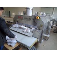 Ln2 nitrogênio IQF Mesh Belt Tunnel Freezer 600KG/H 1200KG/H para a cabeça dos peixes
