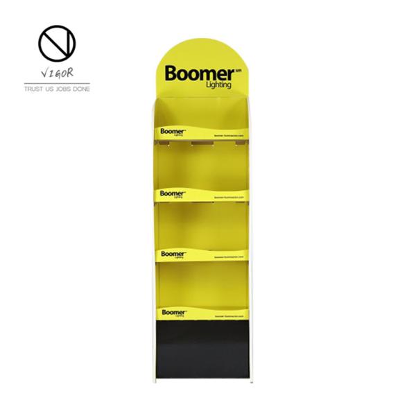 Cardboard Cosmetic Display Commercial Sectional Display Furniture with Folding Design