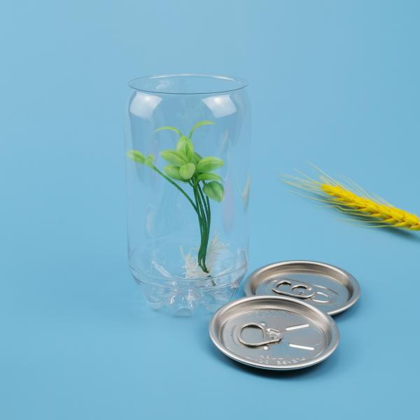 Банка пива ясной прозрачной крышки Alu ЛЮБИМЦА 0.35L пластиковая