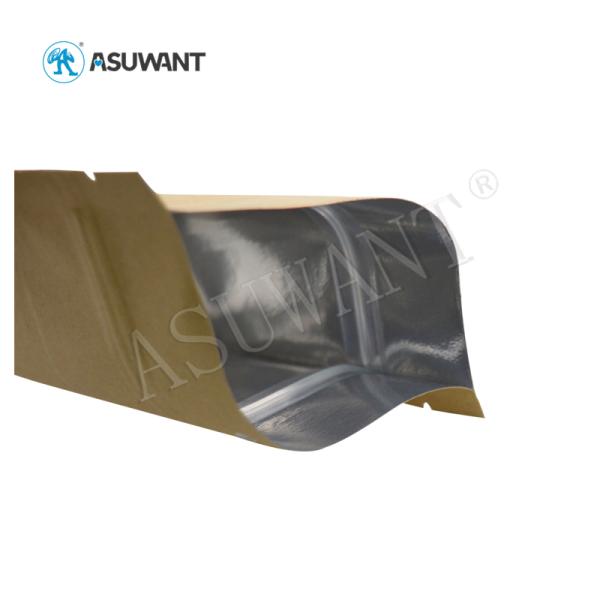 Ресеалабле молния бумаги Крафт кладет изготовленный на заказ мешок в мешки молнии Дойпак Мылар для гаек