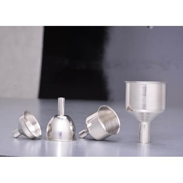 Long Mouth 5mm Stainless Steel Hip Flask Funnel / Whiskey Flask Funnel