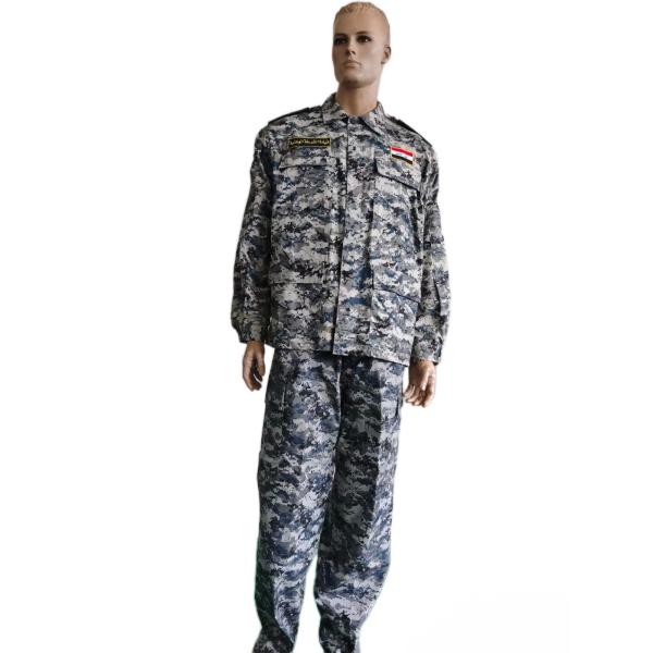 Custom Rip Stop Tactical BDU tactical Uniform 65 35 Poly Cotton Reinforced Field Gear