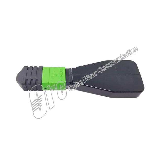 MPO Single Mode Fiber Optic Cable 12 Cores G652D With Green House