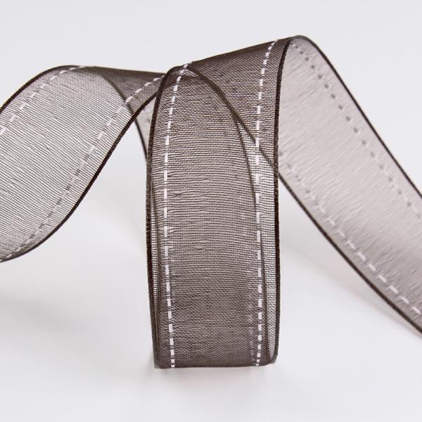 25мм покрытие 38мм сшитая полиэстерная лента для цветочных подарков