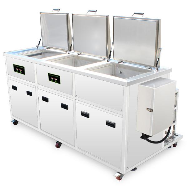 Automatic 3 Tank Ultrasonic Cleaner Stainless Steel 304 With Filtration System
