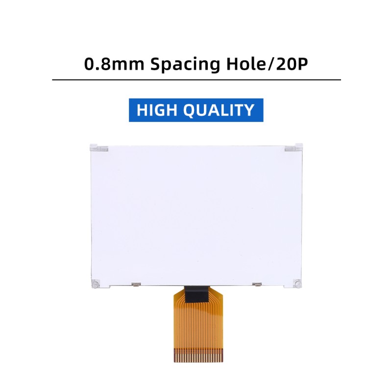 COG12864-17 Gray Film STN Material 65.5X38Mm 20 PIN I2C/SPI FFC Connection ST7567