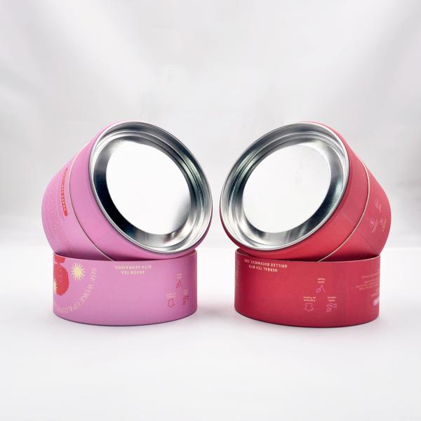 Powder Paper Tube  Food Grade Cardboard Cylinder Container for Tea
