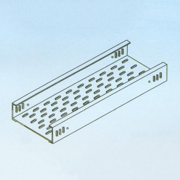 Hot Dip Galvanized Perforated Cable Tray Easy Installation UV Resistant