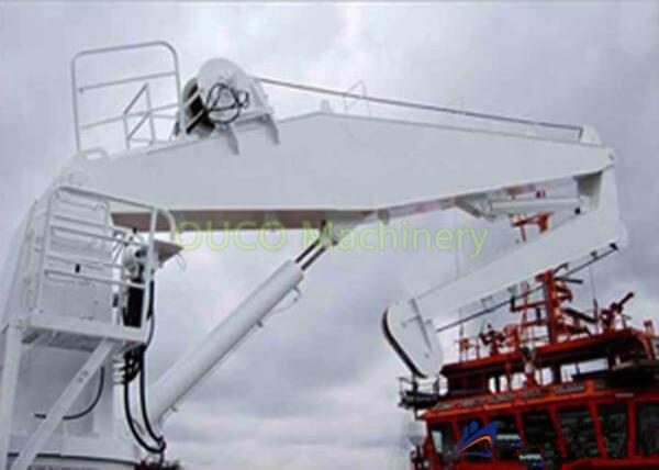 Offshore Knuckle Jib Crane 30 Meter Rust Protection High Loading Efficiency