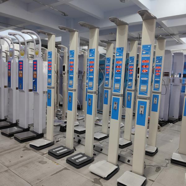 Ultrasonic Body Composition Analyzer Scale for Height Range 60-200cm Division 0.1cm