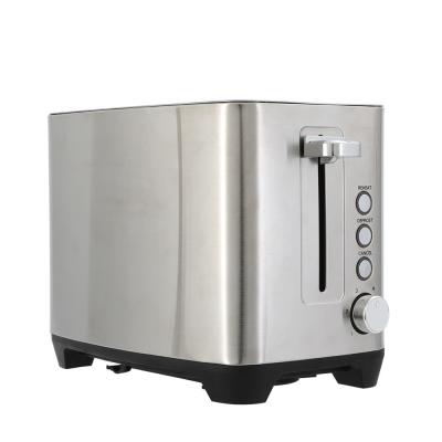 do torradeira longo do entalhe do agregado familiar 1000W fatia 2 120V de aço inoxidável