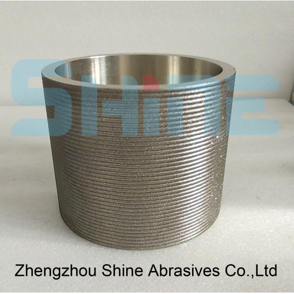 Cylindrical Electroplated Diamond Stone Grinding Wheel Pre Forming For Marble