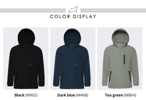 Tea Green Waterproof Windproof Winter Jacket Demi Season Coat Hooded