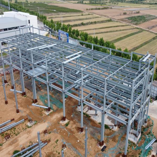 Large Span Prefabricated Engineered Building Construction With Indoor Office