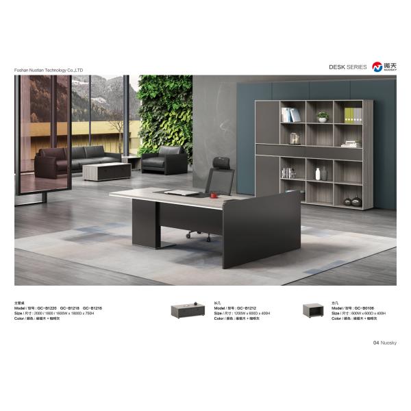 Bureaux exécutifs en U avec le PVC de forces de défense principale d'huche 180