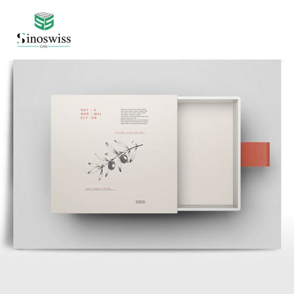 Luxury Square Paper Boxes Packaging Boutique Drawer Jewelry Perfume Box Custom Print