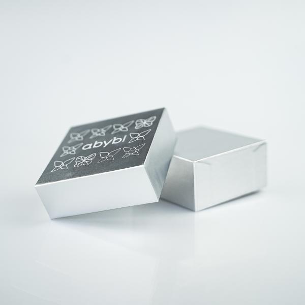 Wholesale Personalized Silver Small Mini Jewelry Box Packaging Boxes For Jewelry Bracelet With Velvet Insert