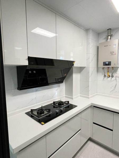 Hardwood Materials Home Furniture Wholesale Custom Kitchen Cabinet Cupboard