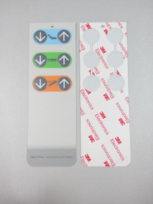 Painéis convexos côncavos do interruptor de painel/membrana de controle da membrana da multi cor
