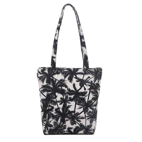 2022 OEM Leopard Printing  cotton Tote for Women Canvas handbag Purse Large lifestyle Grocery  bag Handle Shoulder Bag kids bag