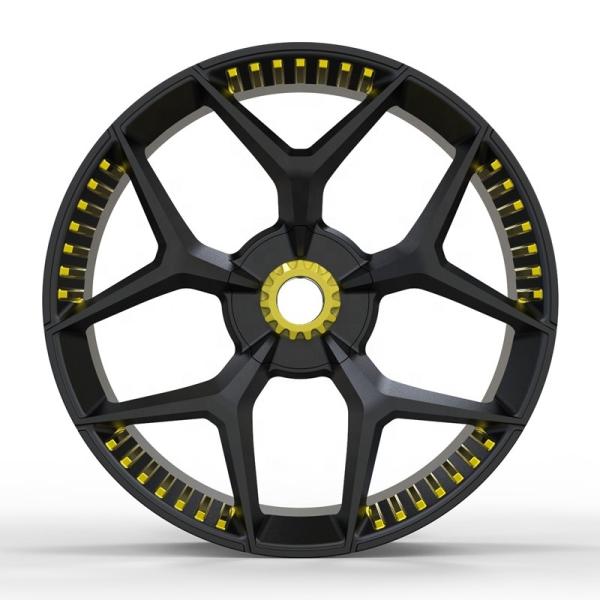 Competitive price 20 21 22 23 inch forged wheels for Lamborghini Centenario gallardo with Golden screw