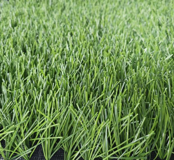 4x25m PU Backing Artificial Football Pitches With Dtex 8000-15000 And Diamond Shape Yarn