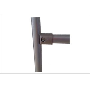 Heavy Duty Aluminum Alloy Square Tubing Joints , Tee Type Outer Connector