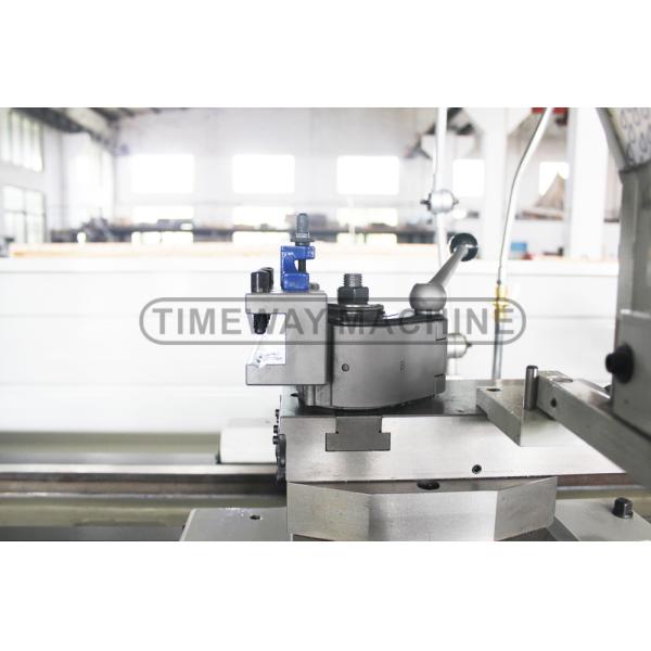 Metal Turning 410mm Swing Horizontal Lathe Machine Tool at with and 0.01mm Roundness