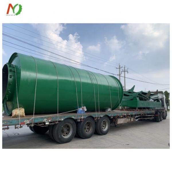 Pyrolysis Oil and Carbon Black from Waste Tires Power Plant for Sustainable Energy