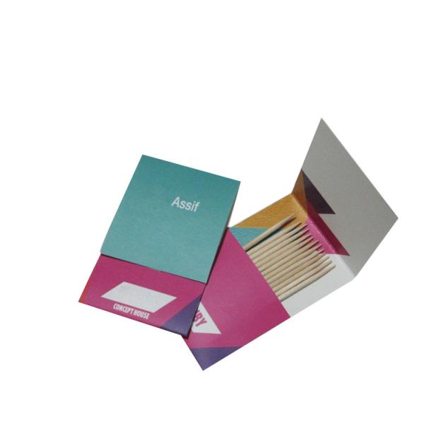 Custom Name Logo Printing Book Matches Safety Sheet Matches Wooden Matches Stick Red Tip Wholesale