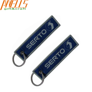 Promotion Gift Personalized Embroidered Keychains Fashion Design