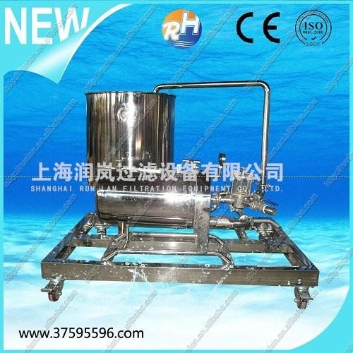 SUS304/SUS316L Máquina de filtragem de purificador de água para equipamento de cerveja Filtro de diatomita de vinho