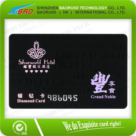 plastic loyalty card