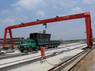 OEM economical Single Girder Gantry Crane for Railway yard / shipbulding 15t - 25m - 15m
