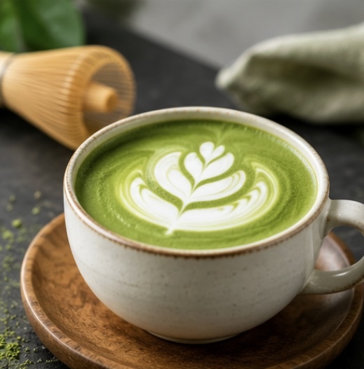 100% Organic Green Tea Leaves Vibrant Green Matcha Powder with 12 Months Shelf Life