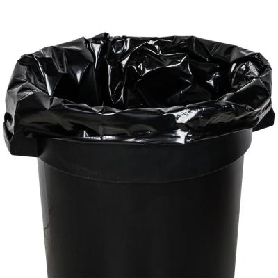 Saco de lixo do preto da baixa densidade, sacos de lixo a favor do meio ambiente
